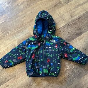 Infant Northface jacket 12-18m reversible